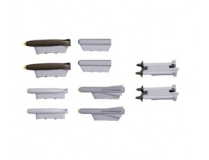 FMS A-10 V2 Twin 70mm EDF Jet Bomb and Missile Set